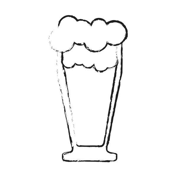 Ikona pivního skla — Stockový vektor