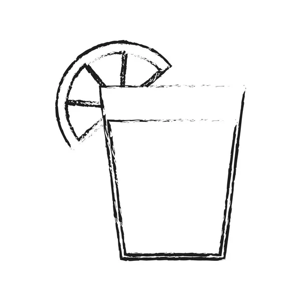 Cocktail drinken pictogram — Stockvector