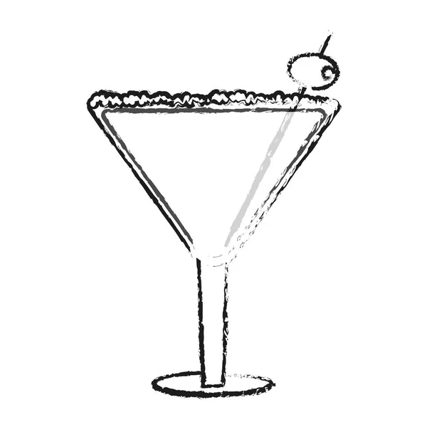 Ícone de bebida de cocktail — Vetor de Stock