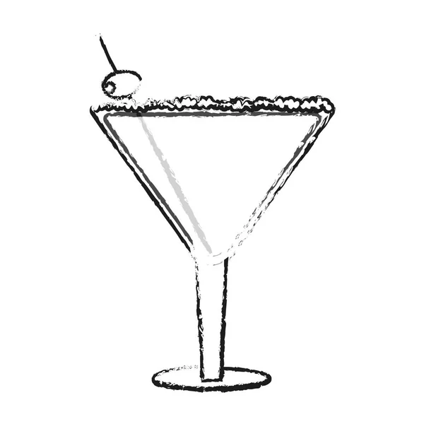 Икона коктейльных напитков — стоковый вектор