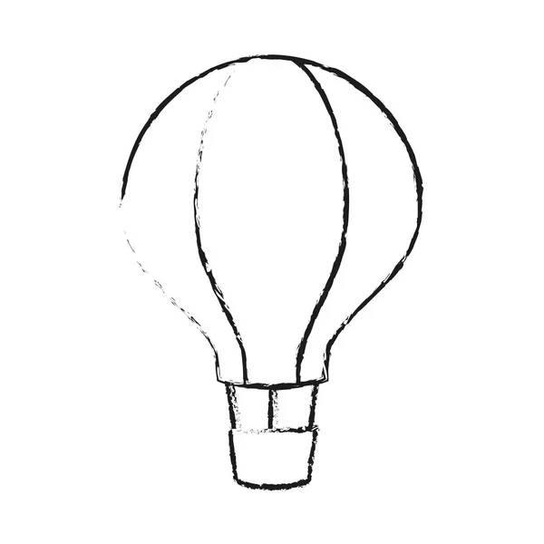 Heißluftballon-Ikone — Stockvektor