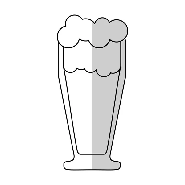 Ikona pivního skla — Stockový vektor