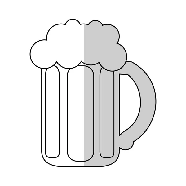 Icono del frasco de cerveza — Vector de stock