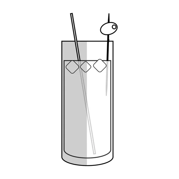 Cocktailgetränk-Ikone — Stockvektor