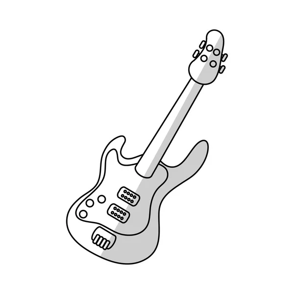 Elektro gitar simgesi — Stok Vektör
