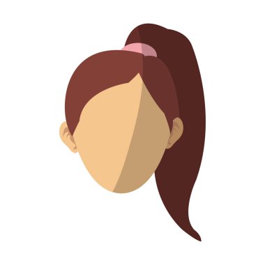 kadın yüzü simgesi