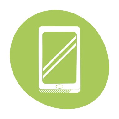 Smartphone teknoloji iletişim simge renk