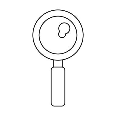 Arama discovery gözlemlemek büyüteç simgesini ince çizgi