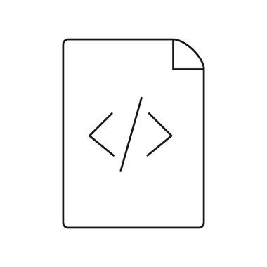 Sayfa html Web ince çizgi kodlama