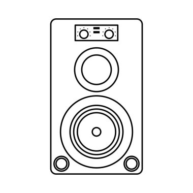 müzik hoparlör ses stereo ince çizgi