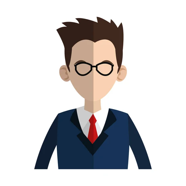 stock vector businessman cartoon icon