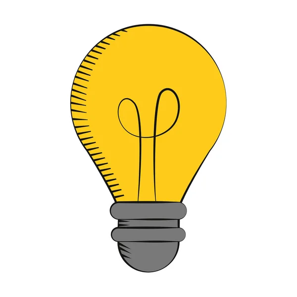 Glühbirne Licht Kreativität Innovation — Stockvektor