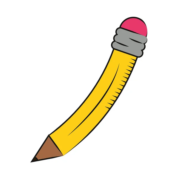Bleistift-Utensil Schreib-Symbol — Stockvektor