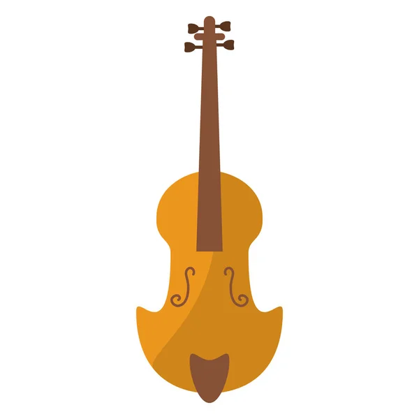 Instrumento de música clássica violino — Vetor de Stock