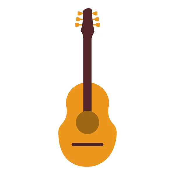 Guitarra música acústica tradicional — Vetor de Stock