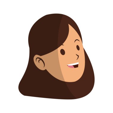 kadın karikatür simgesi