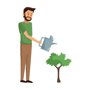 Bahçıvan adam simgesi