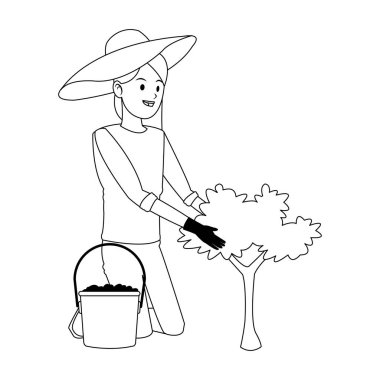 Bahçıvan kadın simgesi