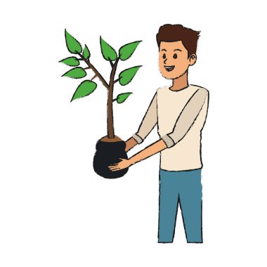 Bahçıvan adam simgesi