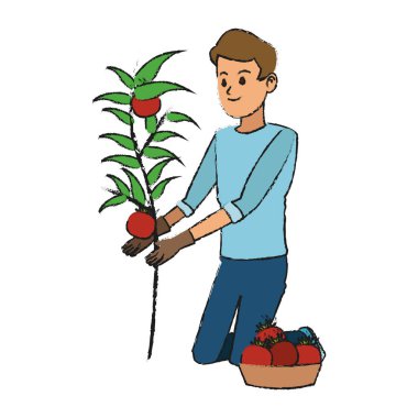 Bahçıvan adam simgesi