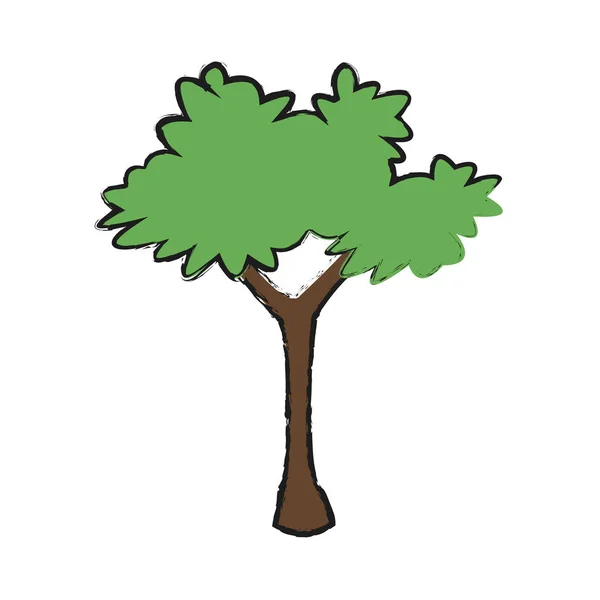 Árbol icono imagen — Vector de stock