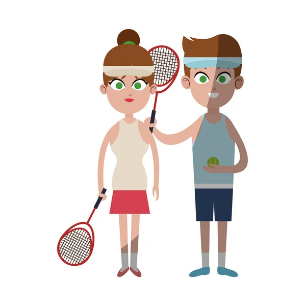 Tennis design sportif — Image vectorielle