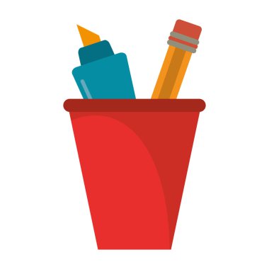 Kupası kalem okul malzemesi/gereci