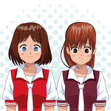 Anime kızlar üniforma üniversite Japonca