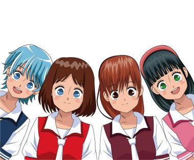 Grup anime kız manga