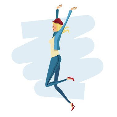 mutlu kadın moda ince