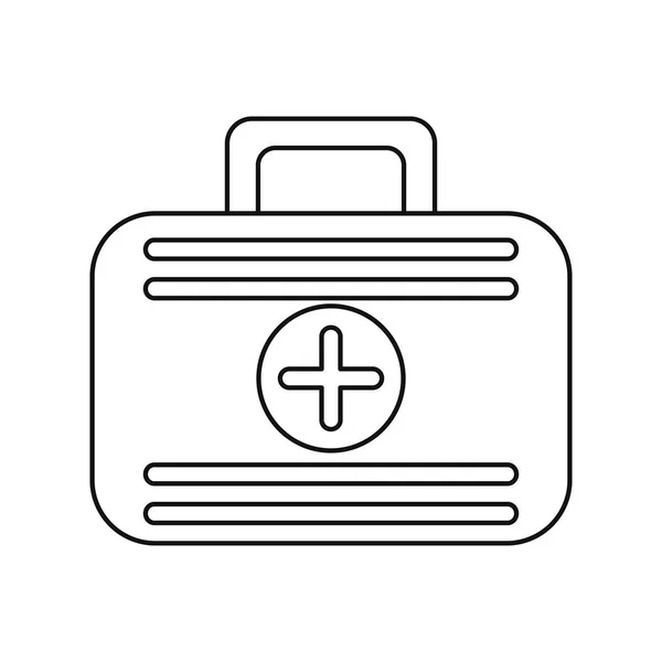 first aid case medical emergency thin line
