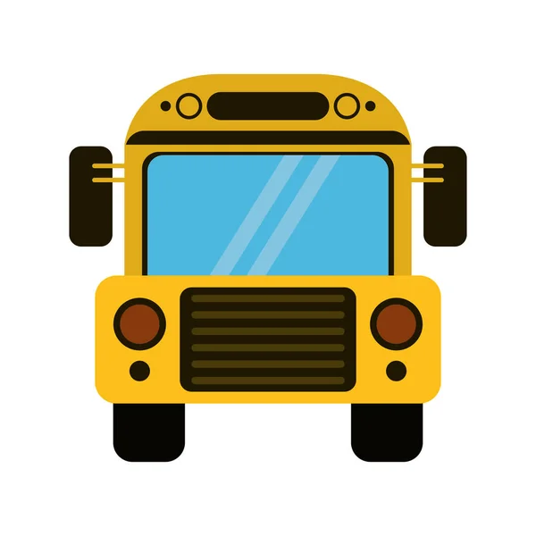 Gestaltung des Schulbusverkehrs — Stockvektor
