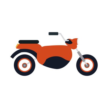 Kırmızı motosiklet simgesi
