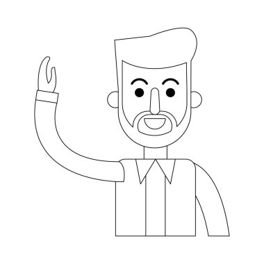 adam çizgi film simgesi