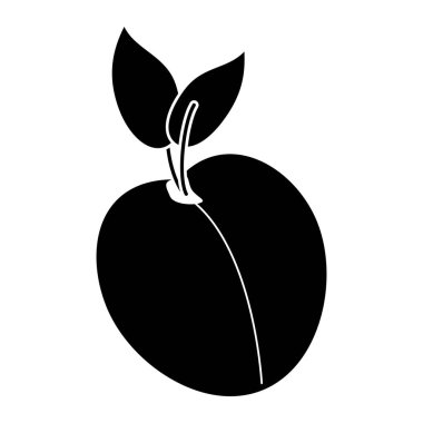 Kayısı meyve beslenme piktogram