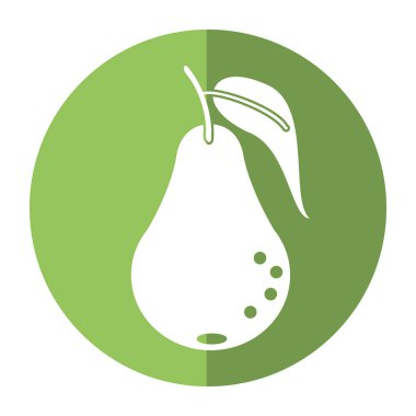 Armut meyve beslenme simgesi gölge