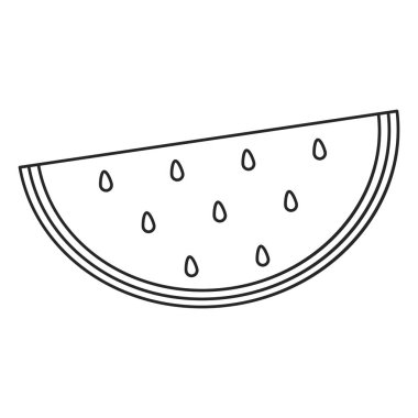 karpuz sulu meyve ince çizgi