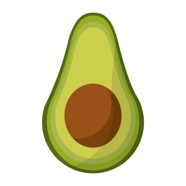 Avokado hasat beslenme simgesi