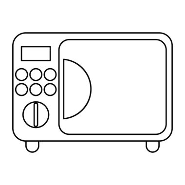 mikrodalga elektrikli cihaz ince çizgi