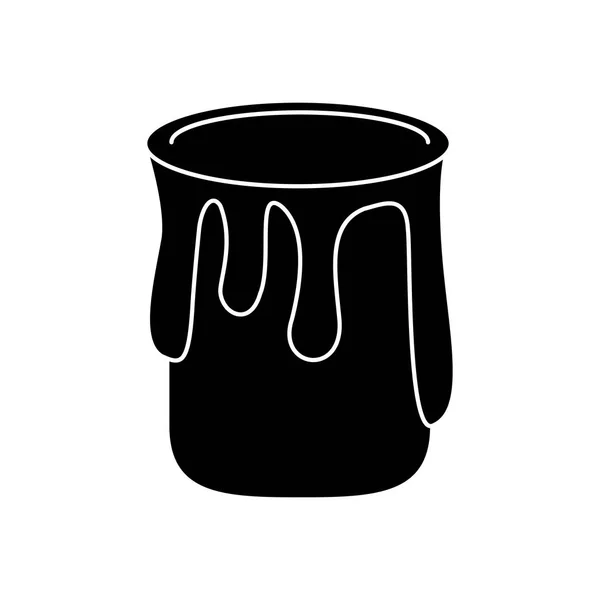 Paint can colo pictogram — Stock Vector