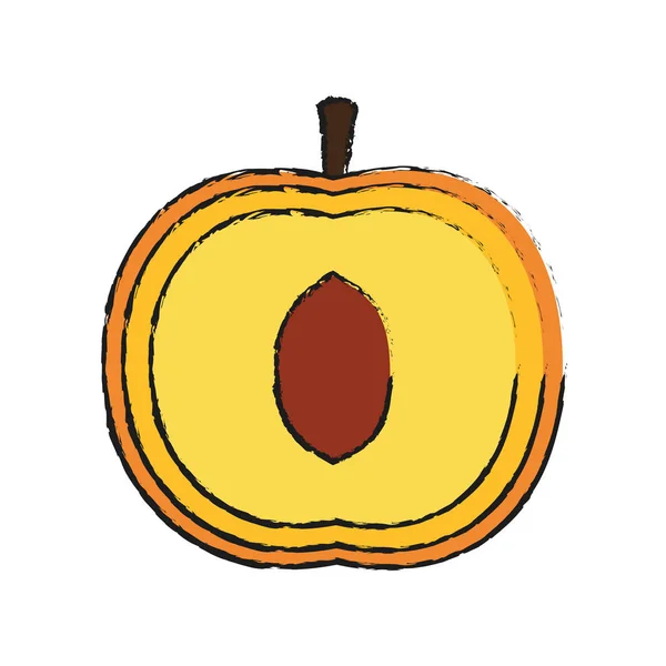 Gezond fruit pictogram — Stockvector
