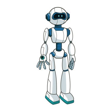 robot çizgi film simgesi