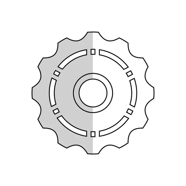 Gear wheel icon — Stock Vector