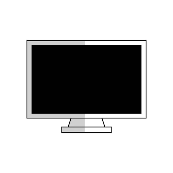 Monitor icono del ordenador — Vector de stock