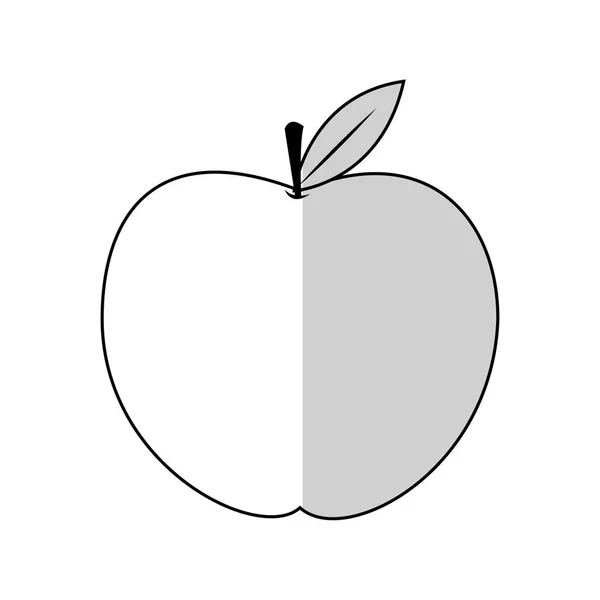 Fruit appelpictogram over — Stockvector