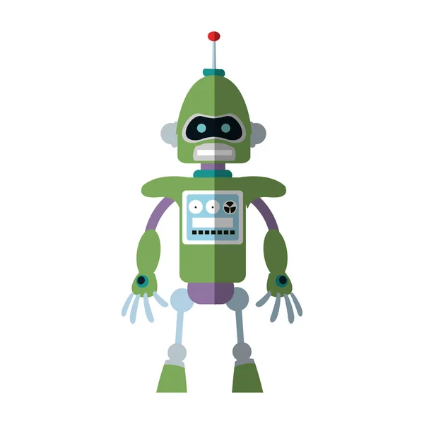 Ícone de desenho animado robô — Vetor de Stock