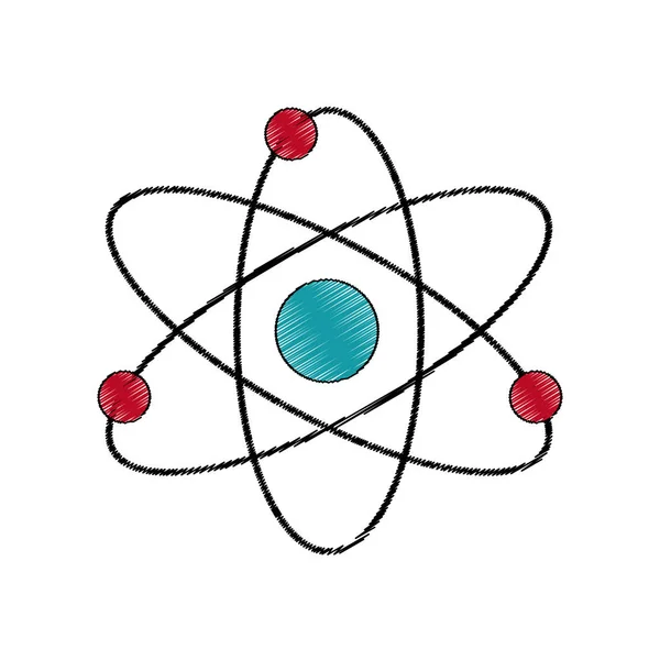 Atom ikon bild — Stock vektor
