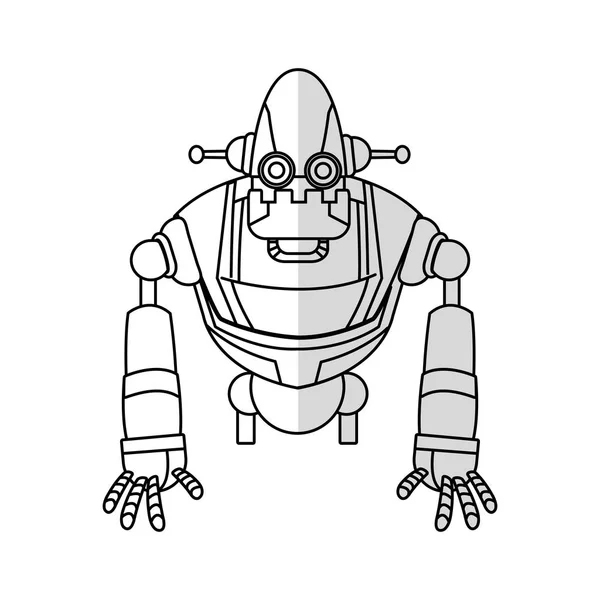 Ícone de desenho animado robô —  Vetores de Stock