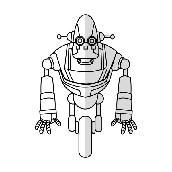 ロボット漫画のアイコン — ストックベクタ
