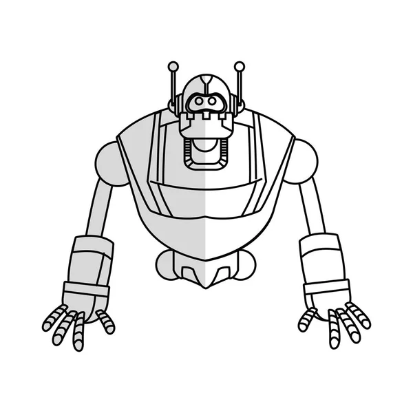 Ícone de desenho animado robô —  Vetores de Stock